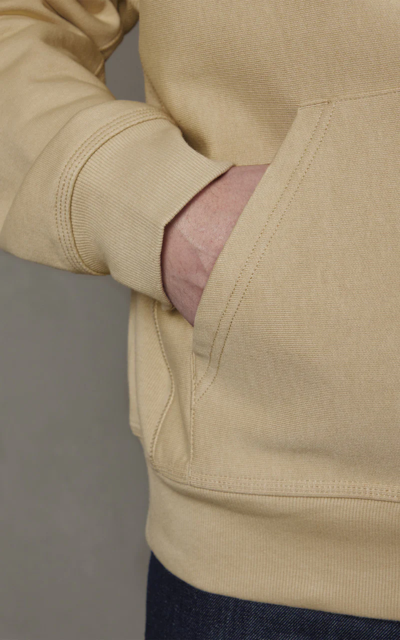 Carhartt WIP Hooded American Script Sweatshirt Rattan - Image 6