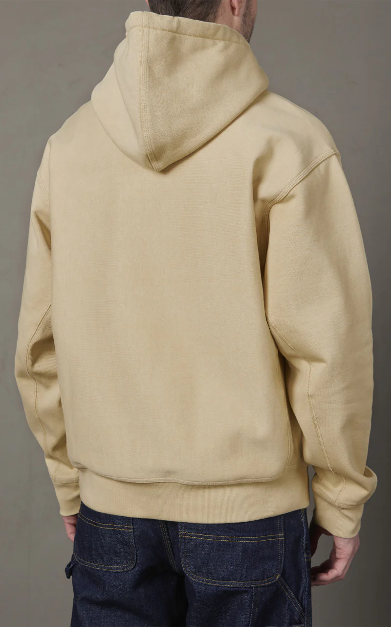 Carhartt WIP Hooded American Script Sweatshirt Rattan - Image 7