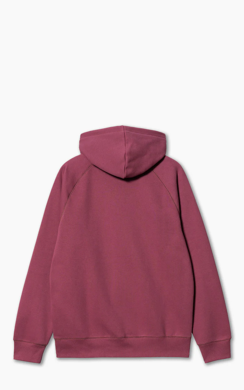 Carhartt WIP Hooded Chase Sweatshirt Punch/Gold - Image 3