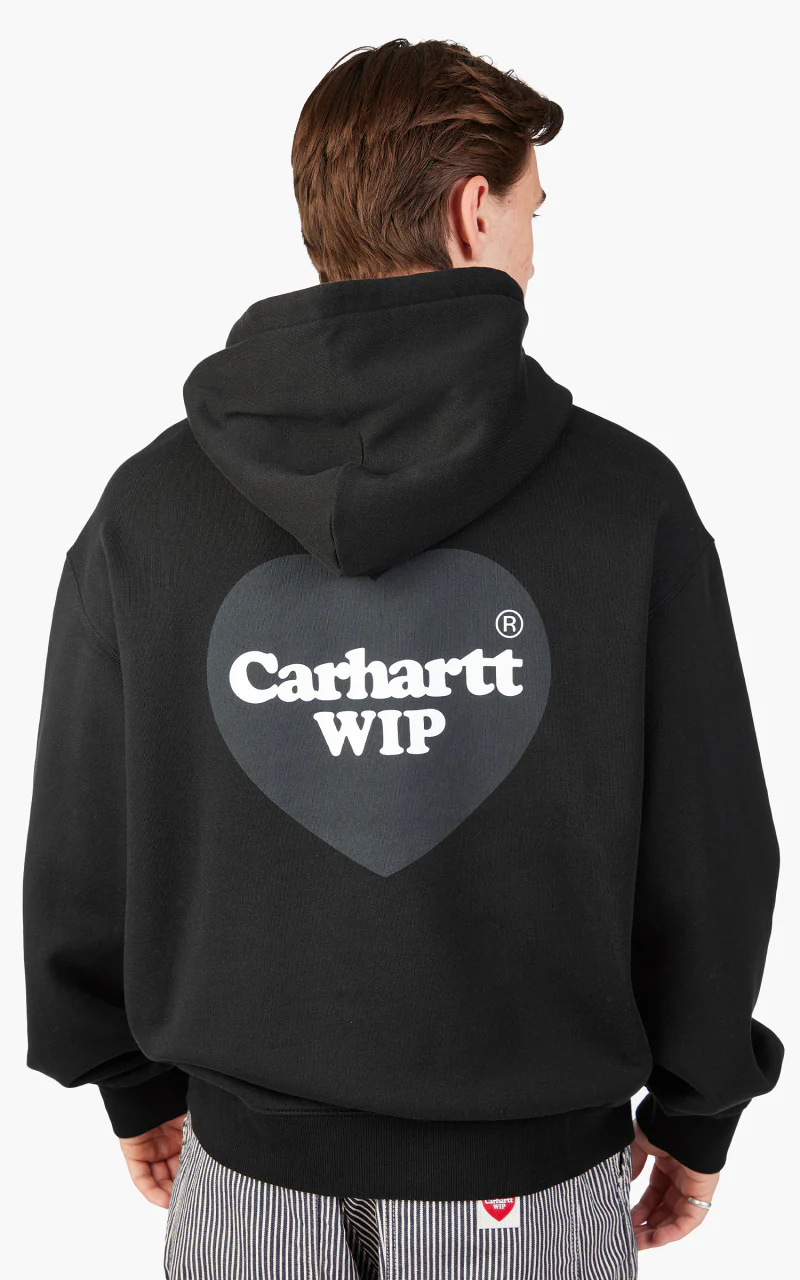 Carhartt WIP Hooded Heart Sweat Black - Image 7