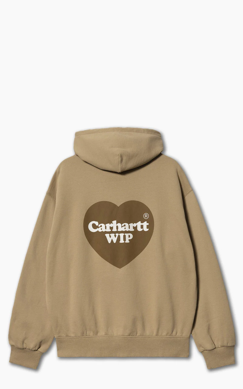 Carhartt WIP Hooded Heart Sweat Dusty H Brown - Image 3