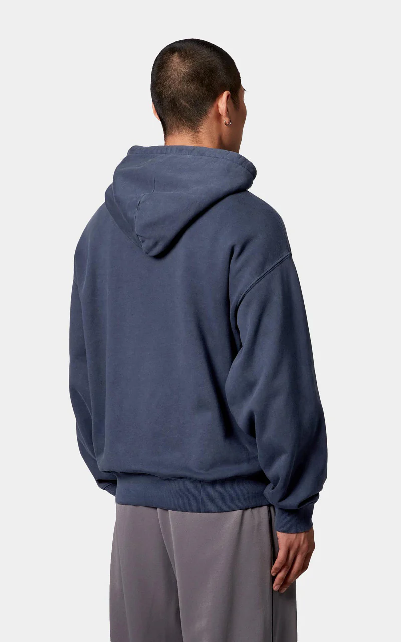 Carhartt WIP Hooded Library Sweatshirt Garment Dyed Ink - Image 5