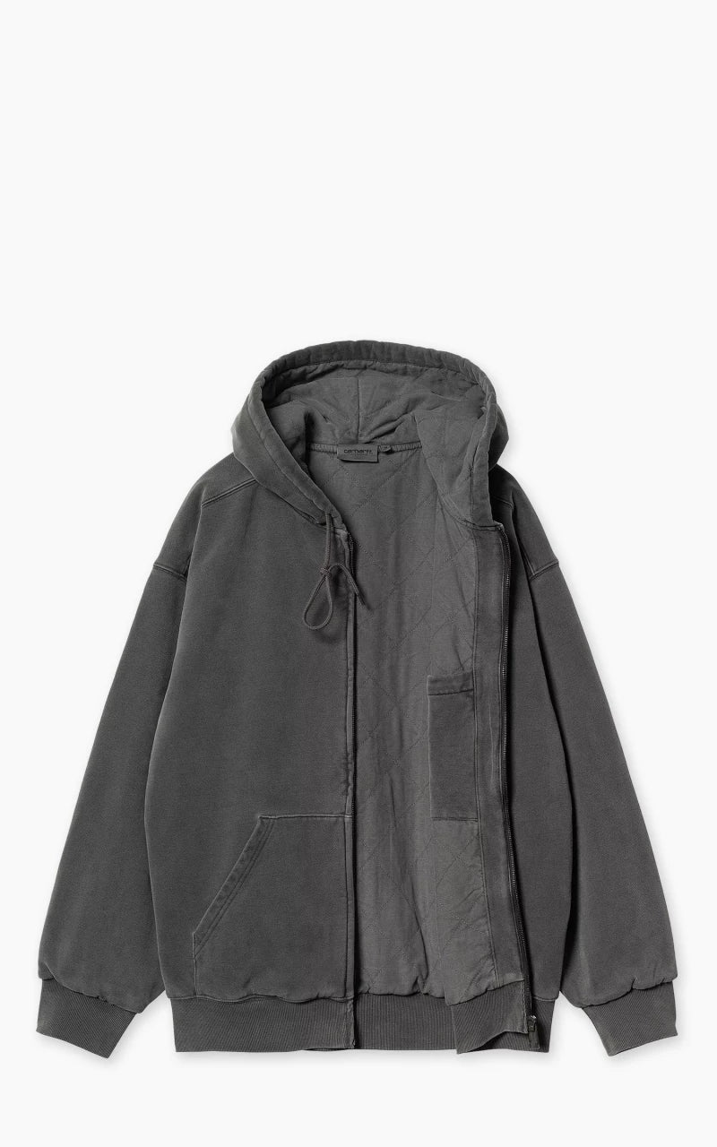 Carhartt WIP Hooded Vista Jacket Garment Dyed Graphite - Image 2