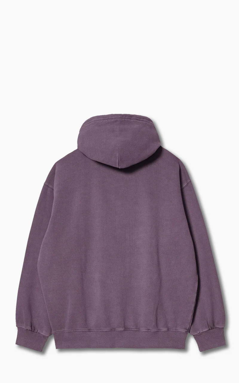 Carhartt WIP Hooded Vista Sweat Dark Plum - Image 2
