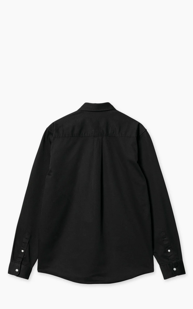 Carhartt WIP L/S Madison Shirt Black/Wax - Image 2