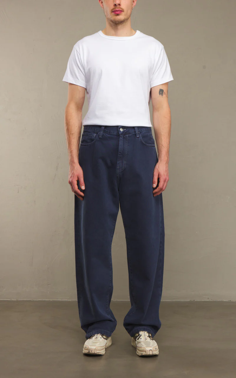 Carhartt WIP Landon Pant Smithfield Color Denim Air Force Blue - Image 2