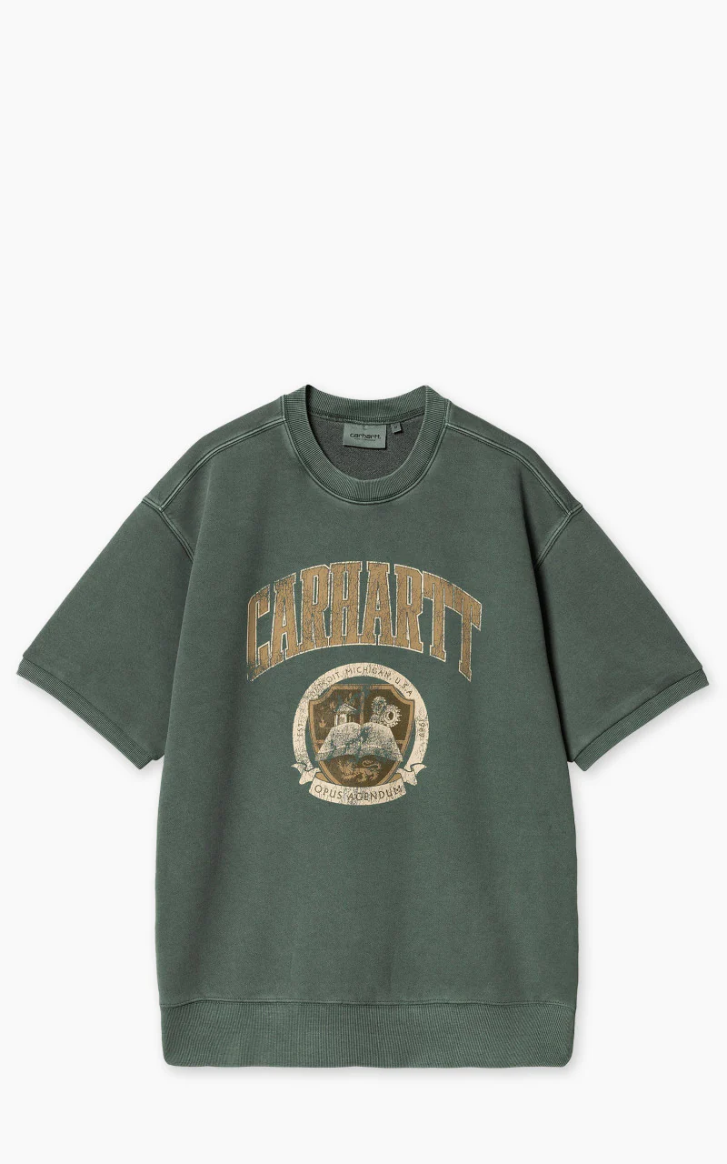 Carhartt WIP Library Sweatshirt Garment Dyed Conifer