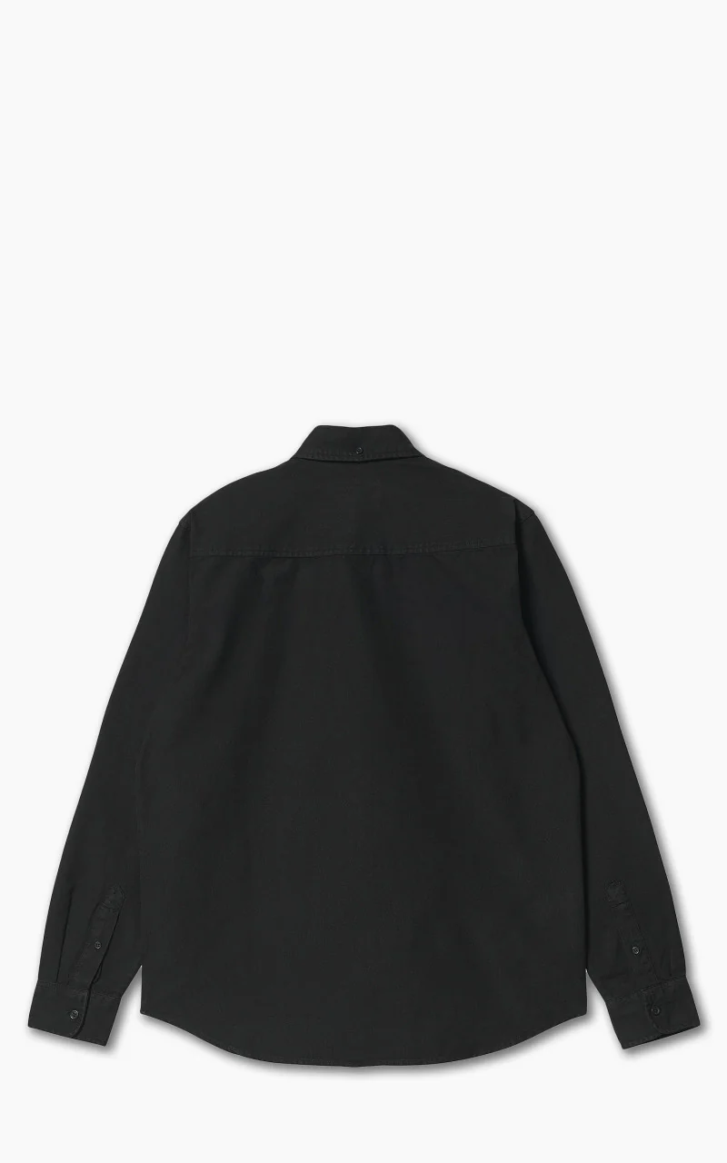 Carhartt WIP L/S Bolton Shirt Black - Image 3