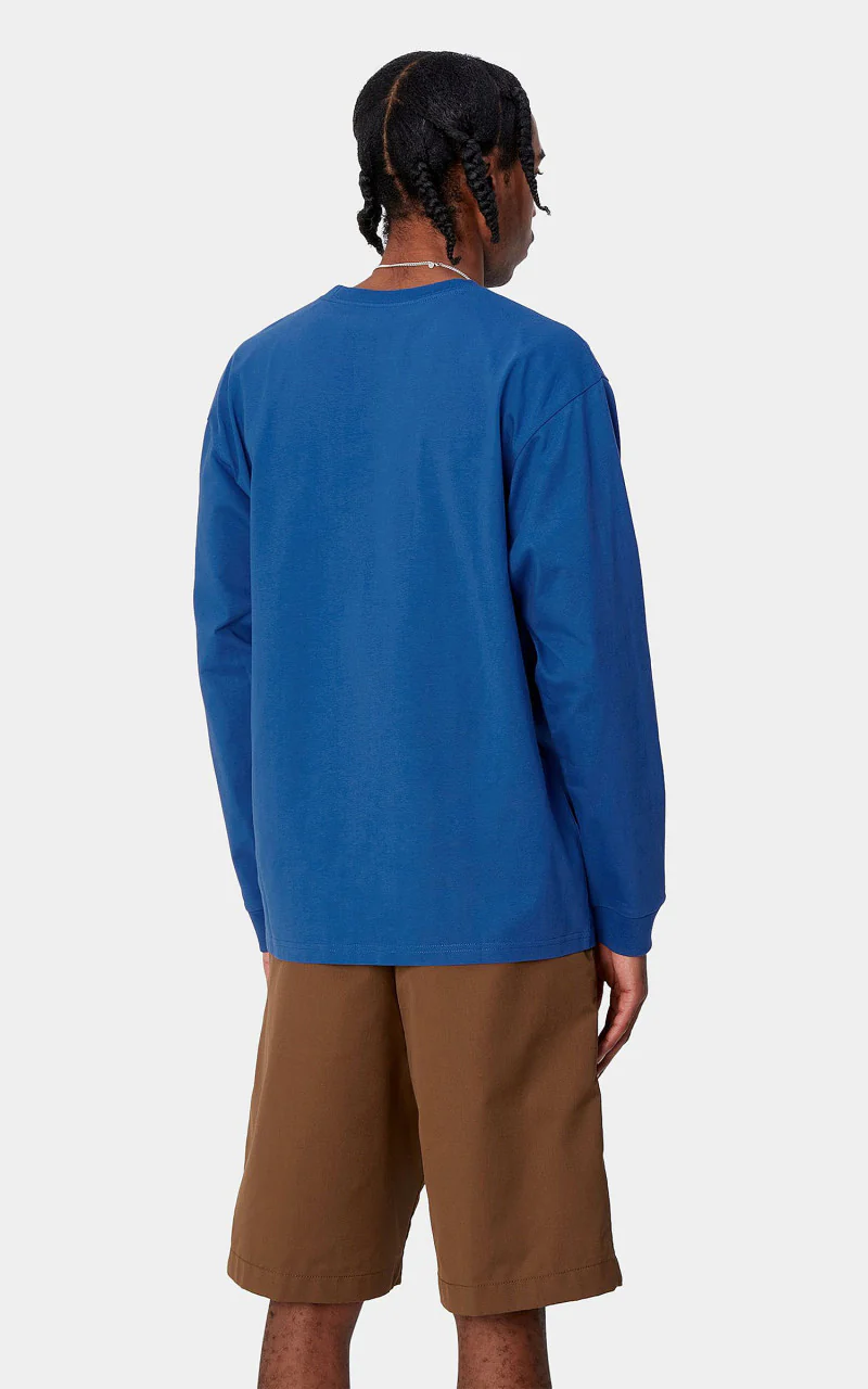 Carhartt WIP L/S Chase T-Shirt Acapulco/Gold - Image 5