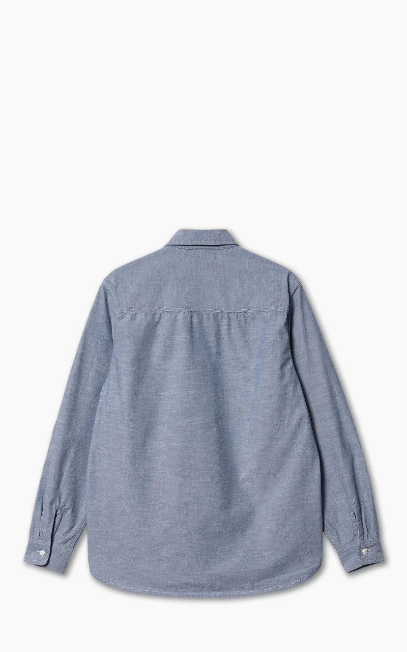 Carhartt WIP L/S Clink Heart Shirt Liberty Rinsed - Image 2