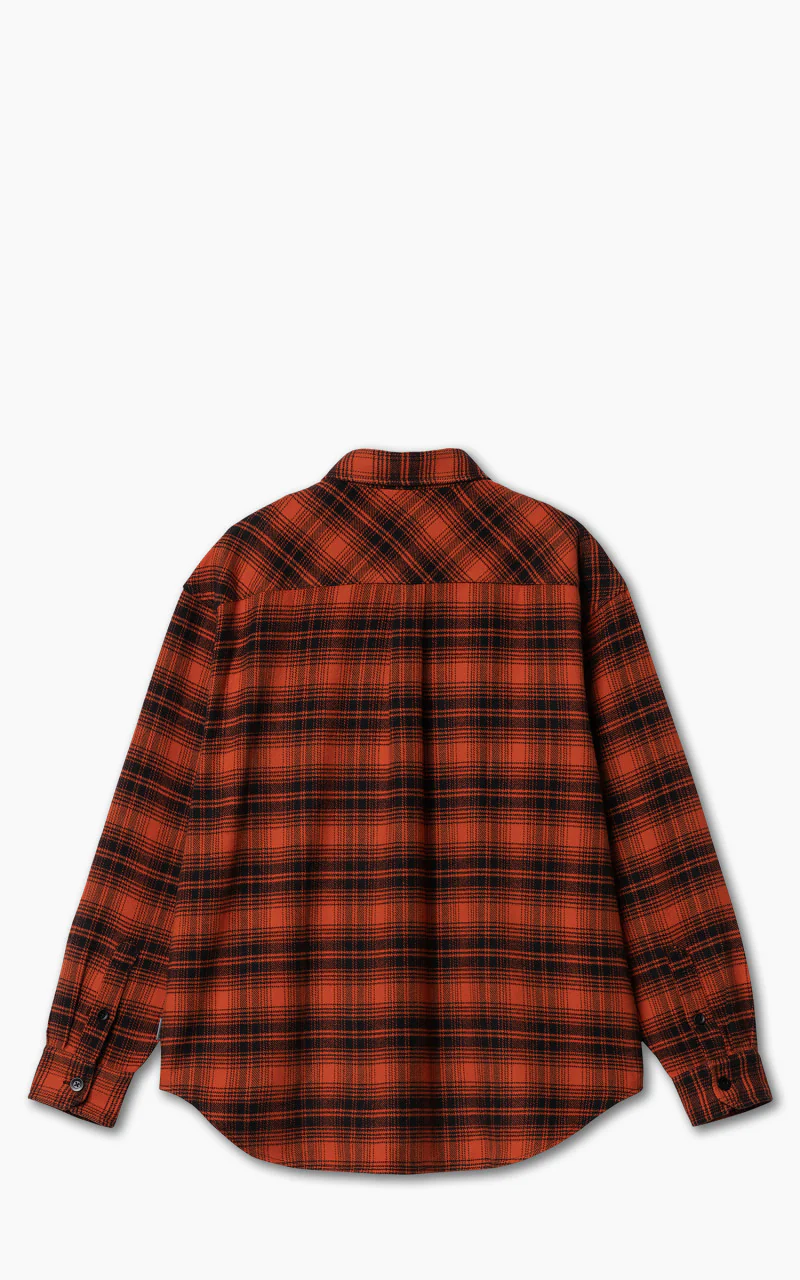 Carhartt WIP L/S Krenz Shirt Krenz Check/Brick - Image 3