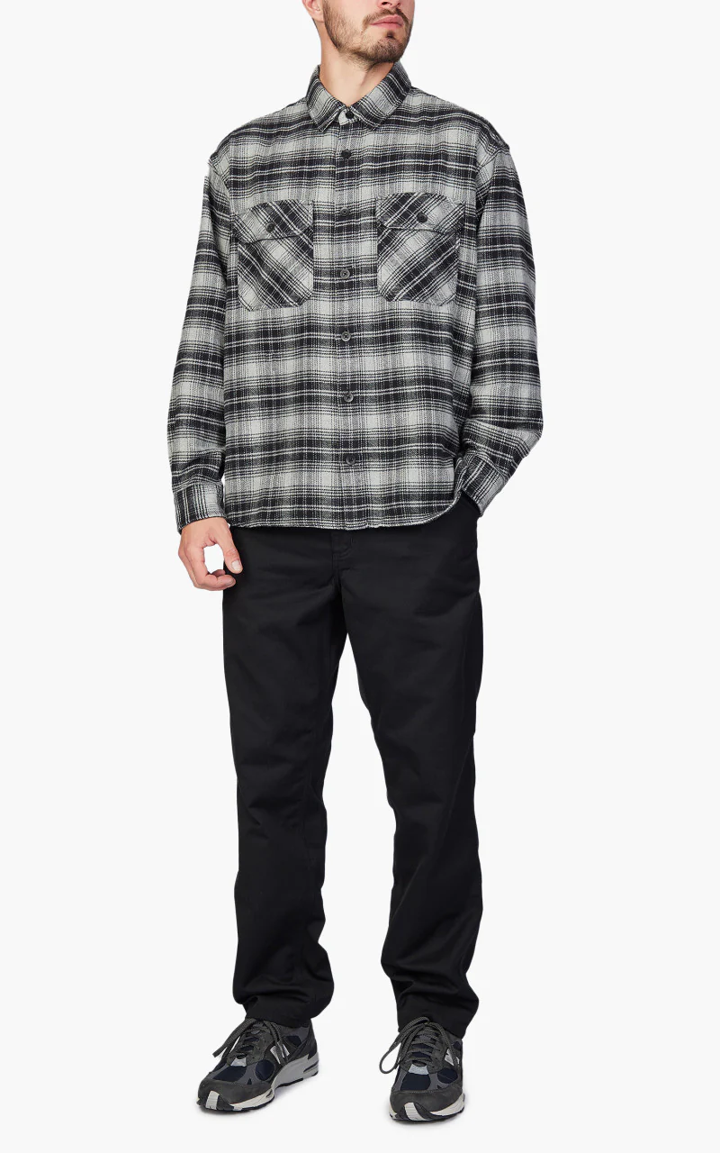 Carhartt WIP L/S Krenz Shirt Krenz Check/Grey Heather - Image 2
