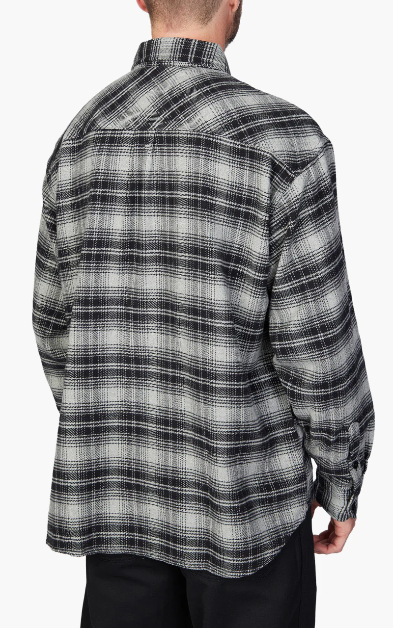Carhartt WIP L/S Krenz Shirt Krenz Check/Grey Heather - Image 6