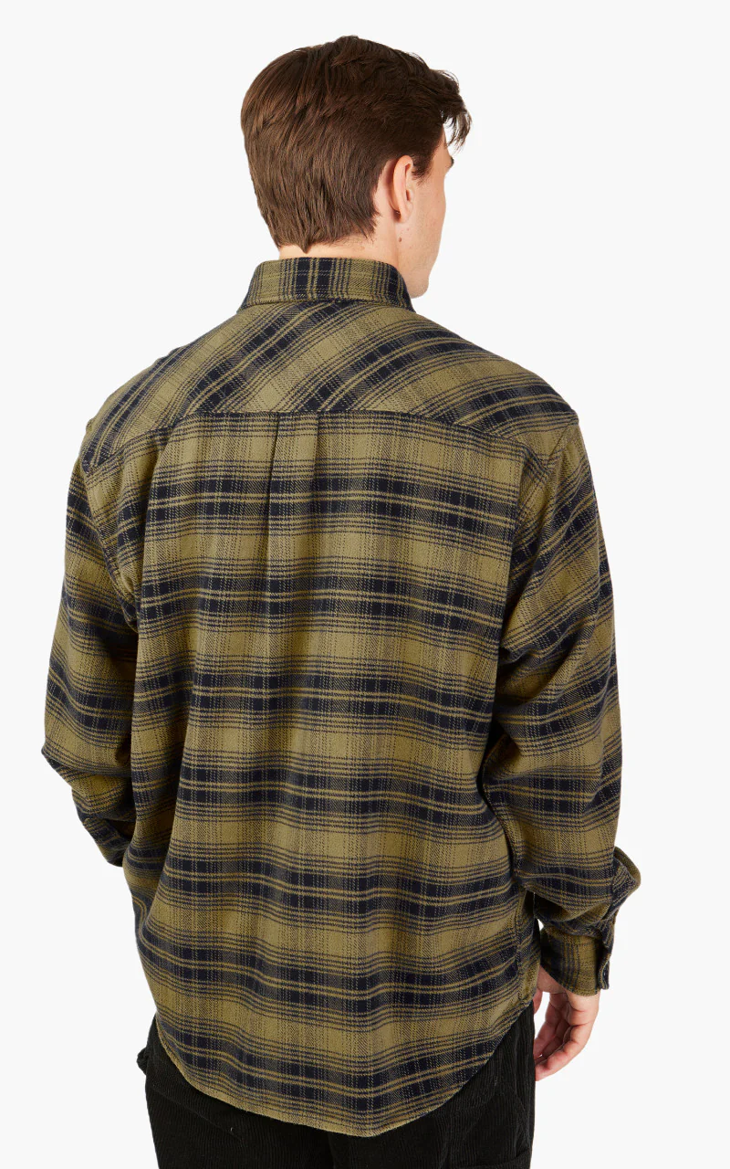 Carhartt WIP L/S Krenz Shirt Krenz Check/Larch - Image 5