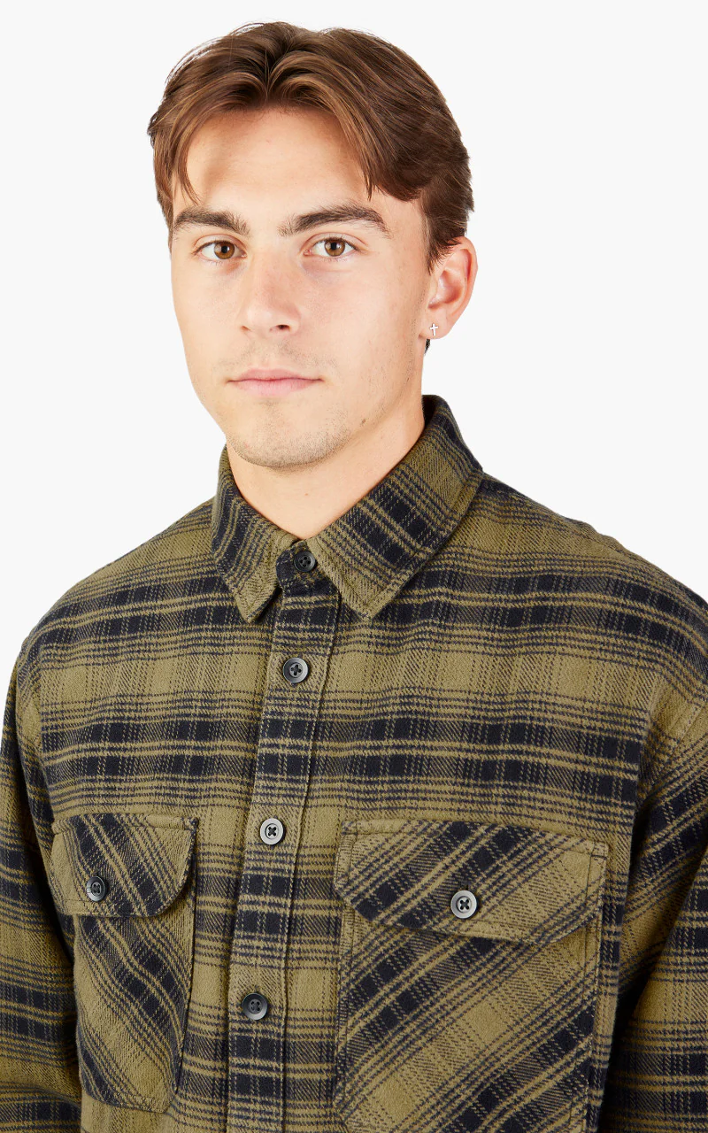Carhartt WIP L/S Krenz Shirt Krenz Check/Larch - Image 6