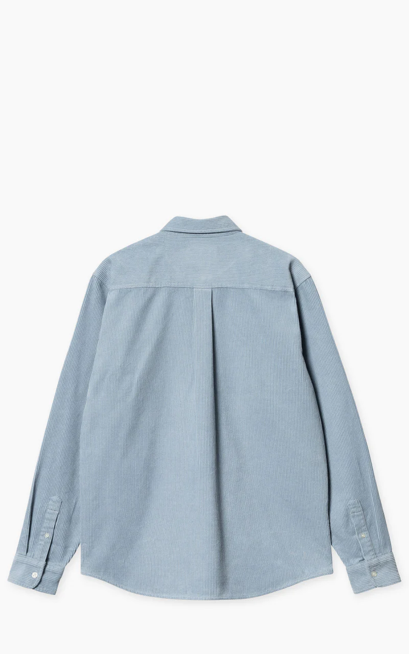 Carhartt WIP L/S Madison Cord Shirt Dusty Ice/Wax - Image 2