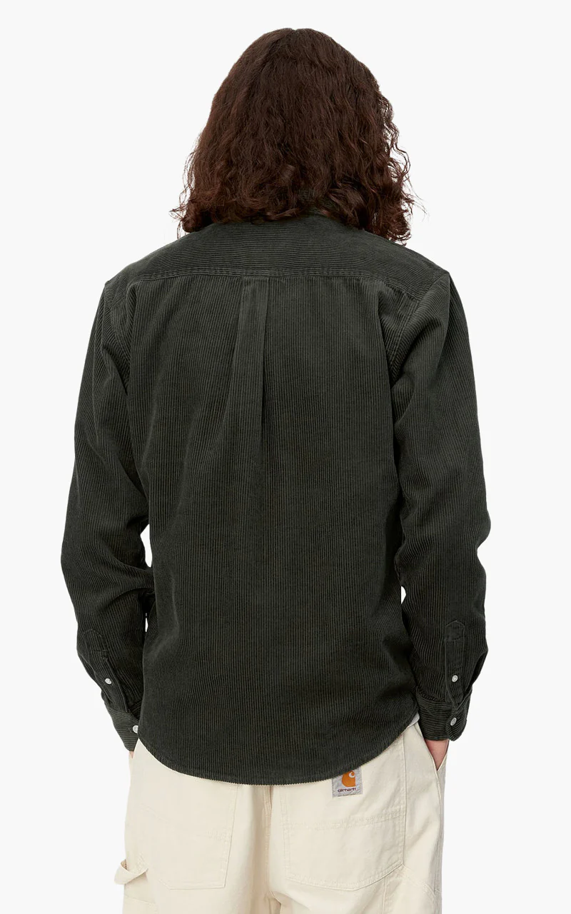Carhartt WIP L/S Madison Cord Shirt Plant/Wax - Image 3