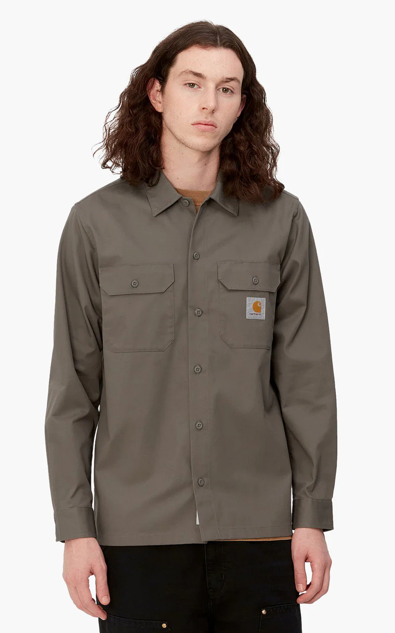 Carhartt WIP L/S Master Shirt Barista - Image 4