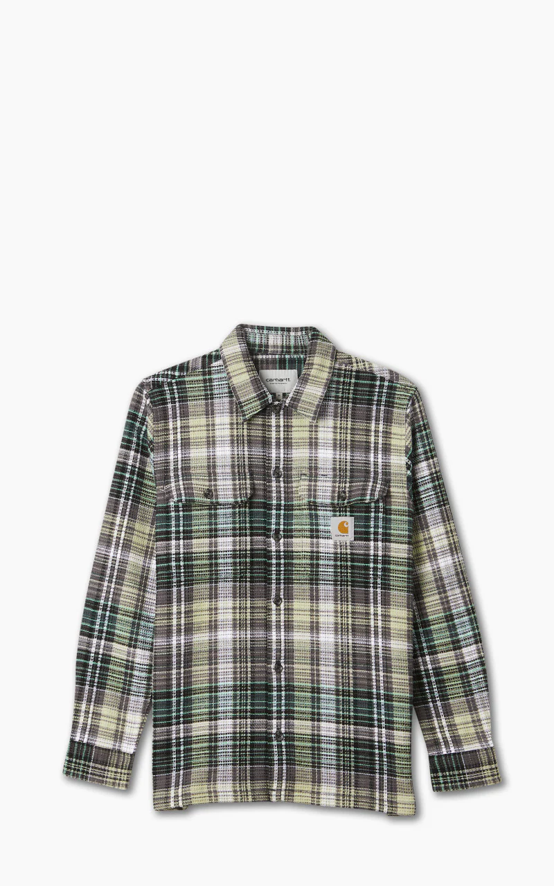 Carhartt WIP L/S Valmon Check Shirt Valmon Check/Botanic