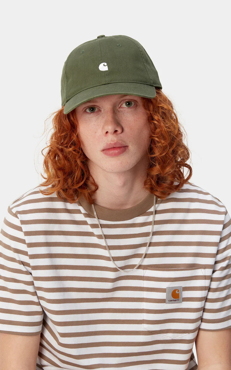 Carhartt WIP Madison Logo Cap Dundee/White - Image 2