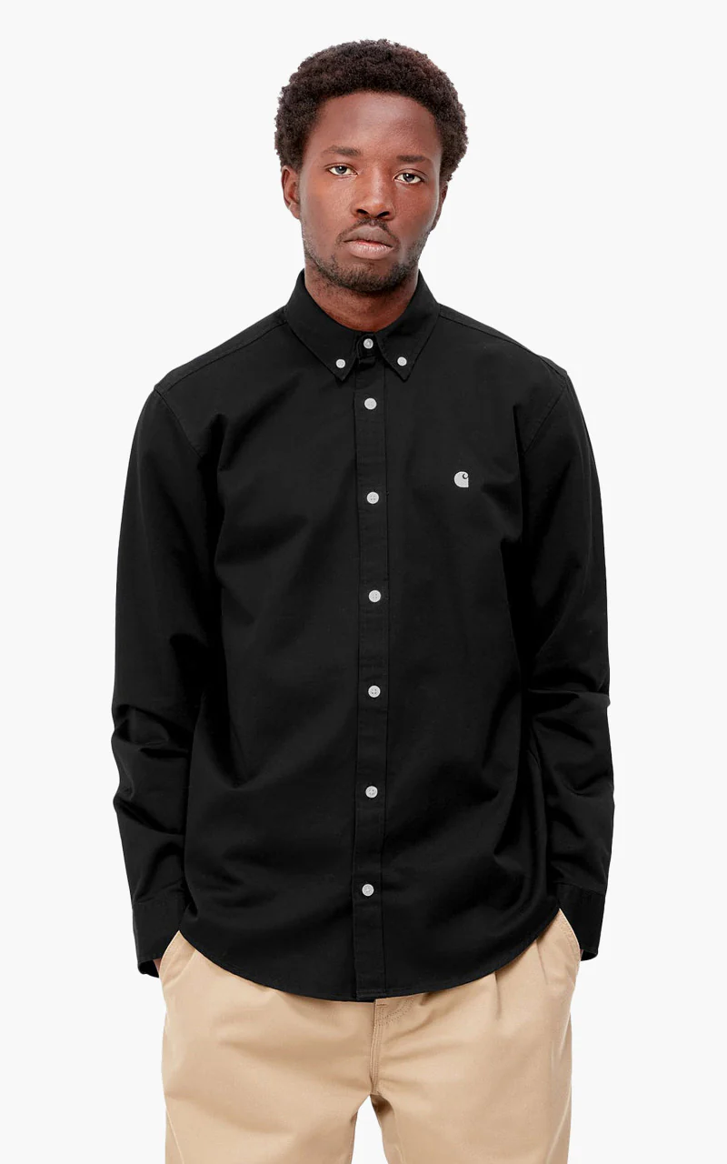 Carhartt WIP Madison Shirt Black/Wax - Image 2