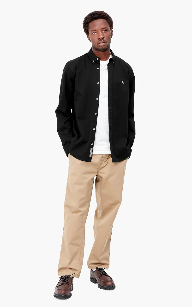 Carhartt WIP Madison Shirt Black/Wax - Image 3