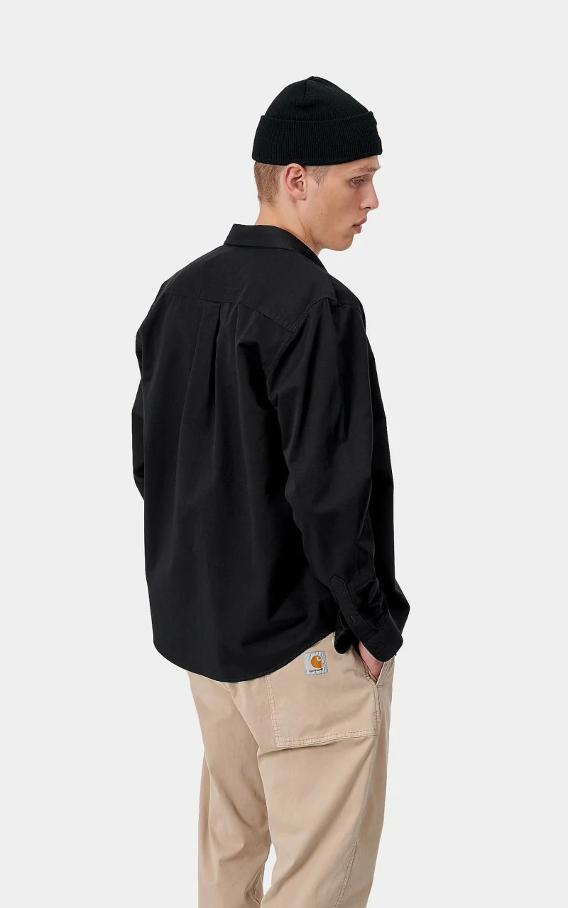 Carhartt WIP Madison Shirt Black/Wax - Image 4