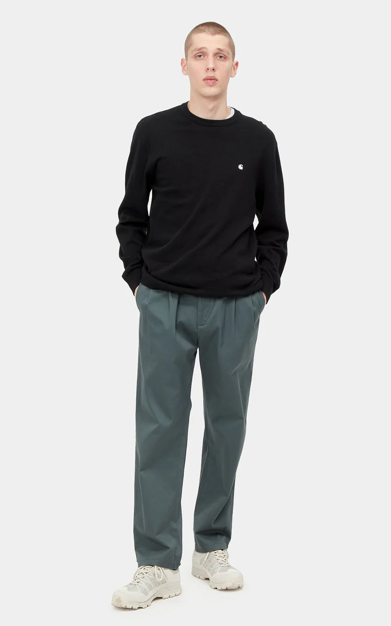 Carhartt WIP Madison Sweater Black/Wax - Image 2
