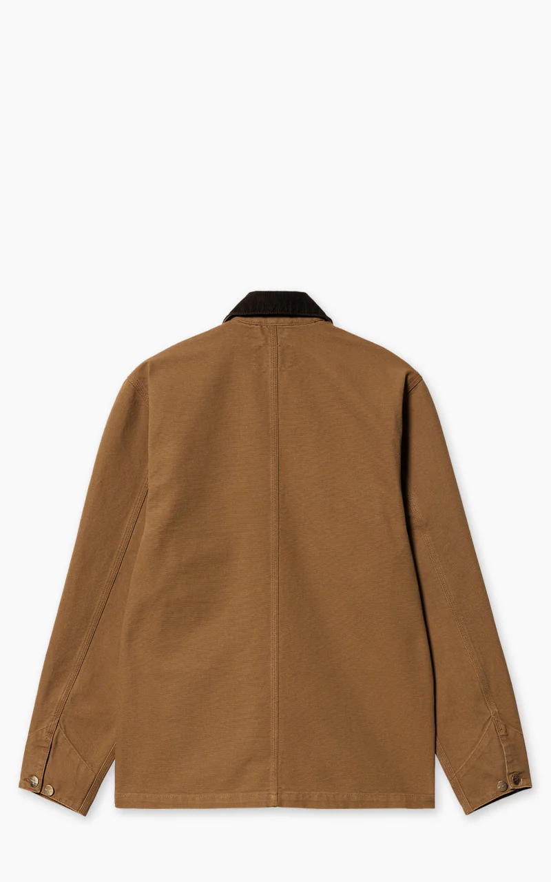 Carhartt WIP Michigan Coat Dearborn Canvas Rinsed Hamilton Brown/Tobacco - Image 3