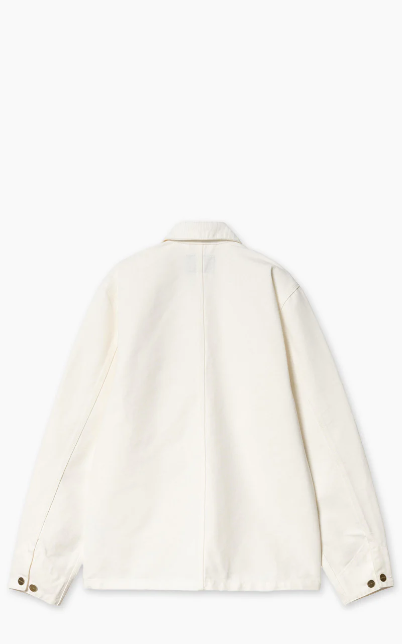 Carhartt WIP Michigan Coat Dearborn Canvas Rinsed Wax/Wax - Image 3