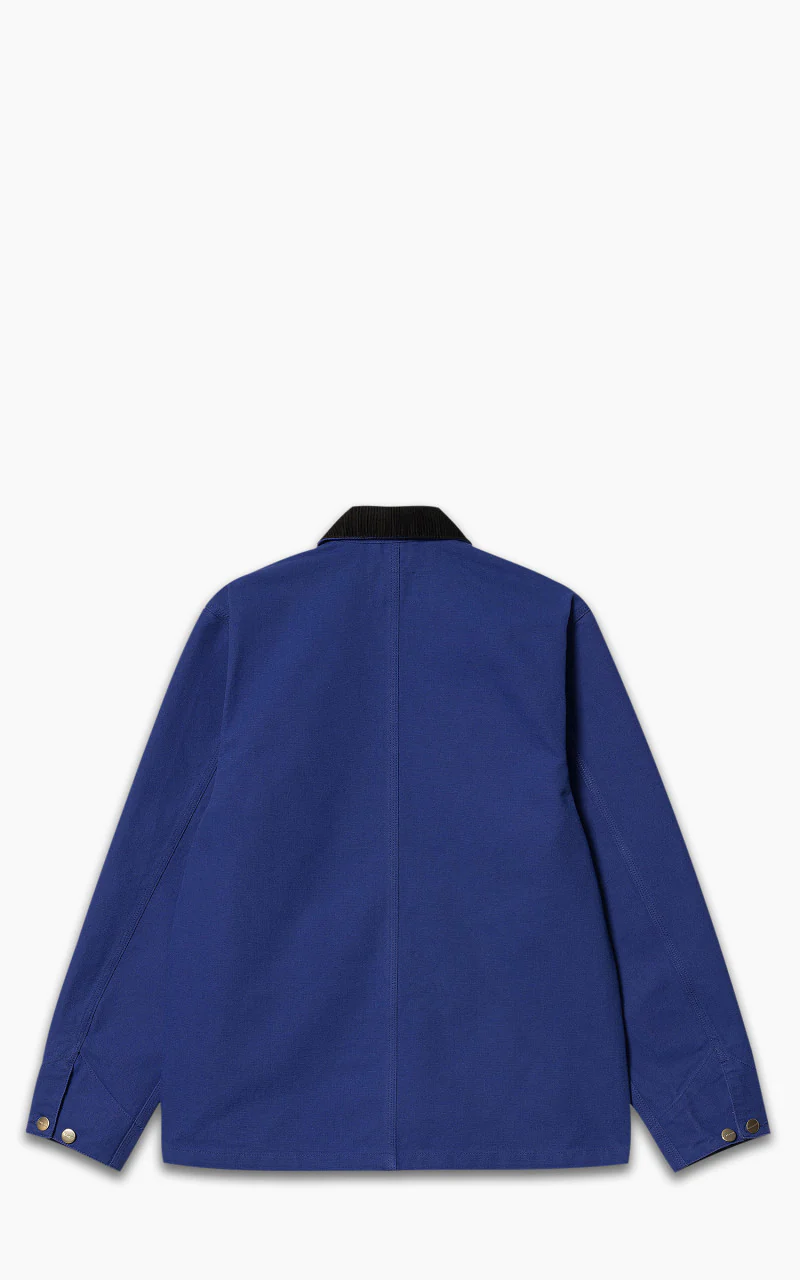 Carhartt WIP Michigan Coat Lazurite/Black Rinsed - Image 6