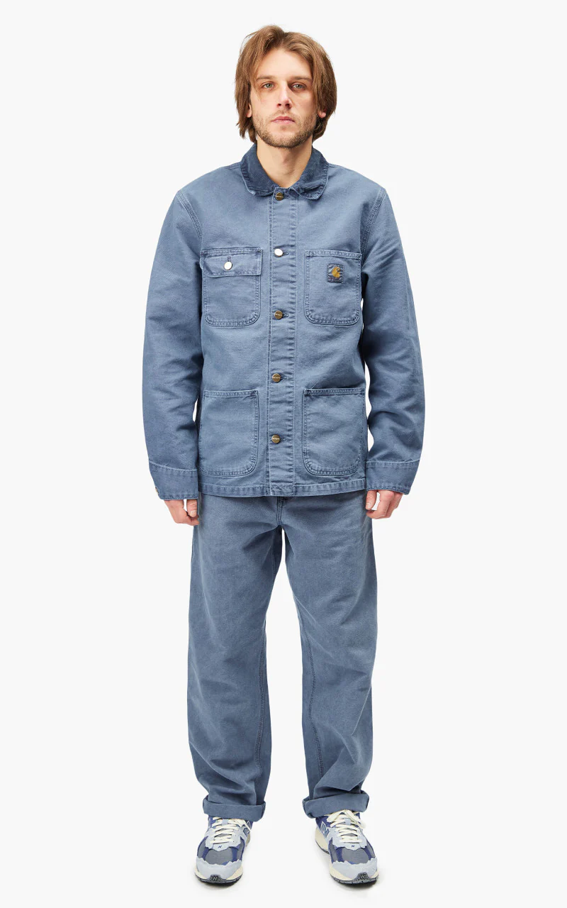 Carhartt WIP Michigan Coat Storm Blue Faded - Image 2