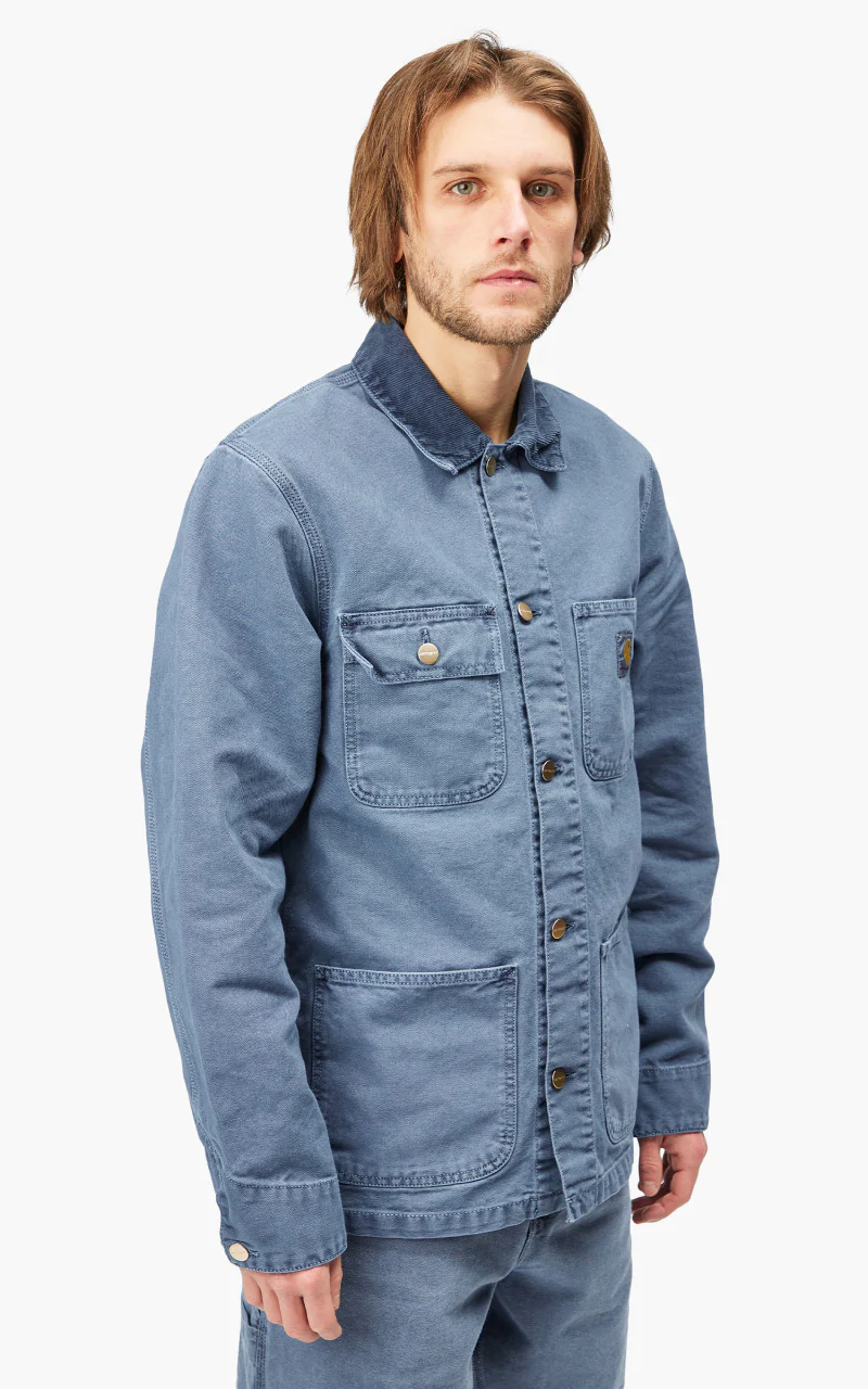 Carhartt WIP Michigan Coat Storm Blue Faded - Image 6