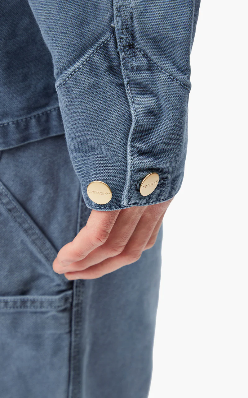 Carhartt WIP Michigan Coat Storm Blue Faded - Image 7