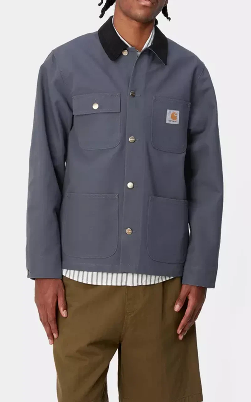 Carhartt WIP Michigan Coat Summer Dearborn Canvas Rigid Zeus - Image 2