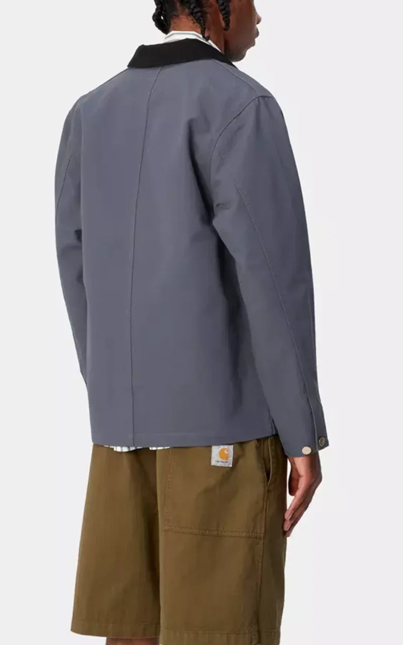 Carhartt WIP Michigan Coat Summer Dearborn Canvas Rigid Zeus - Image 5