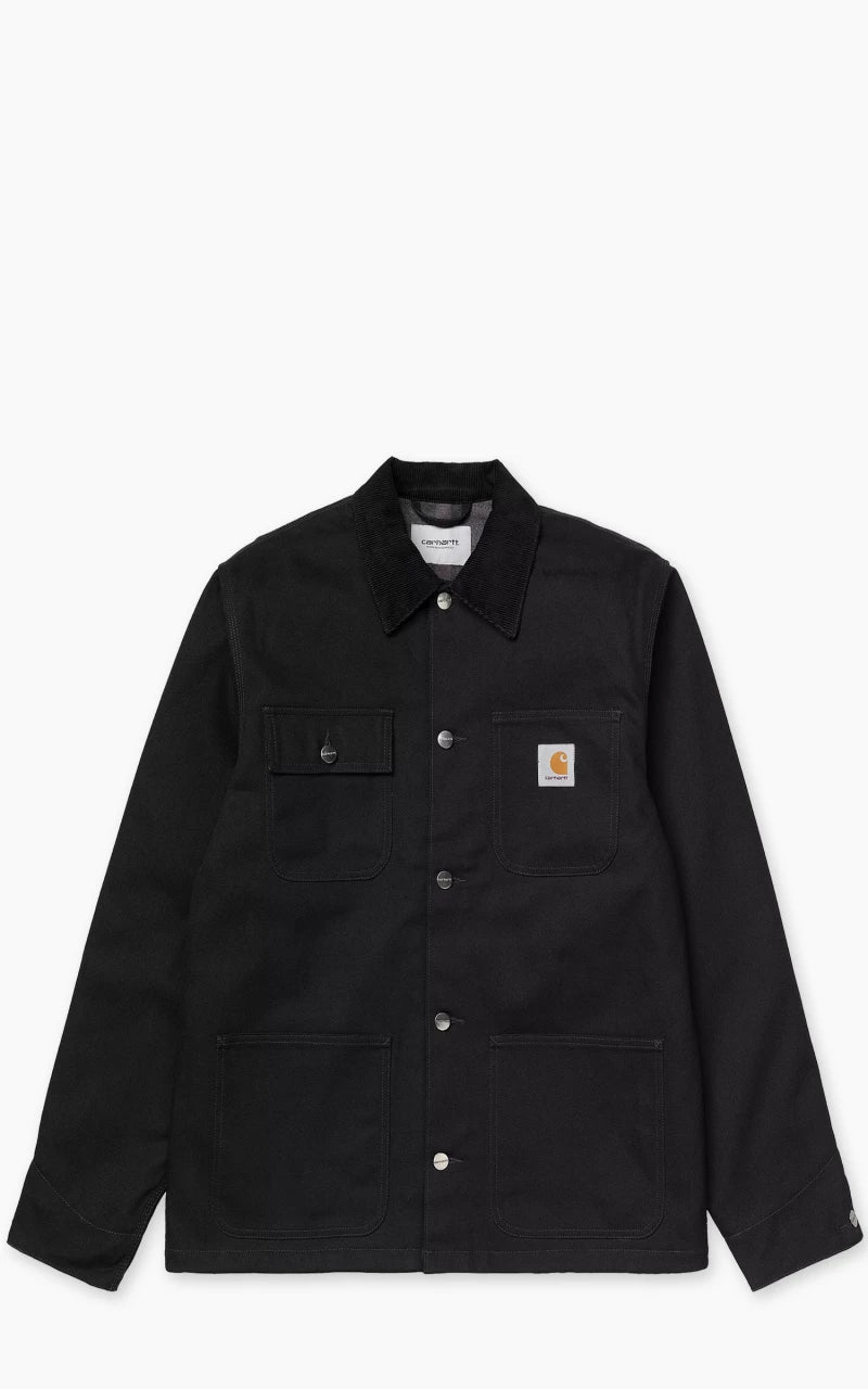 Carhartt WIP Michigan Coat Winter Dearborn Canvas Rigid Black/Black