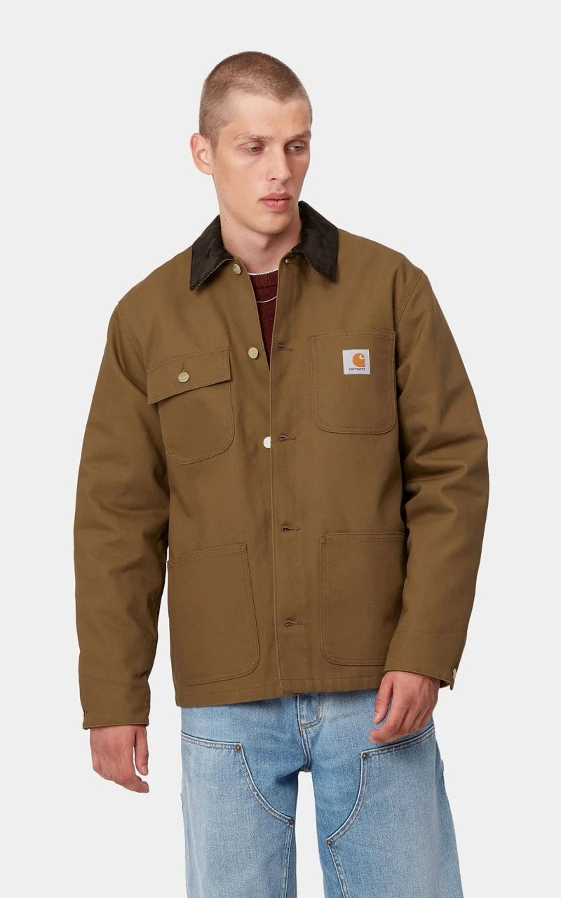 Carhartt WIP Michigan Coat Winter Hamilton Brown/Tobacco - Image 2
