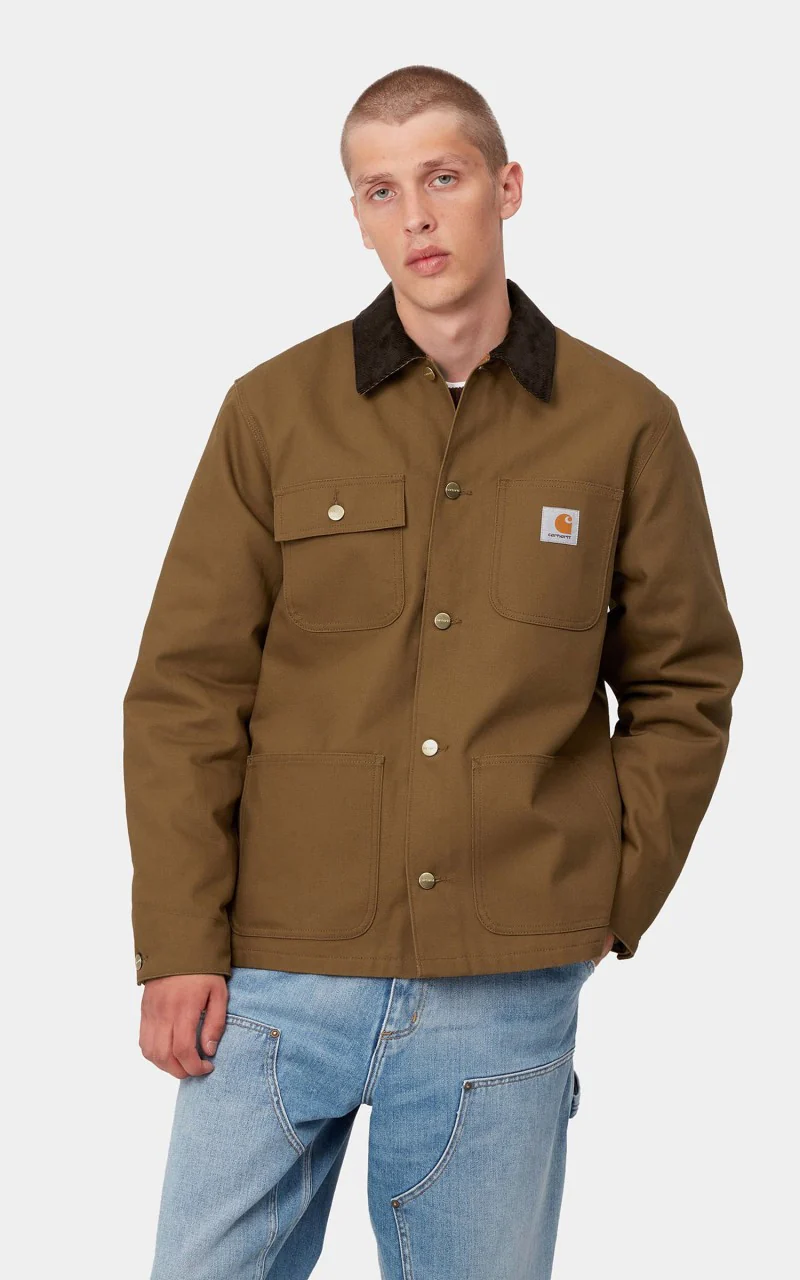 Carhartt WIP Michigan Coat Winter Hamilton Brown/Tobacco - Image 4