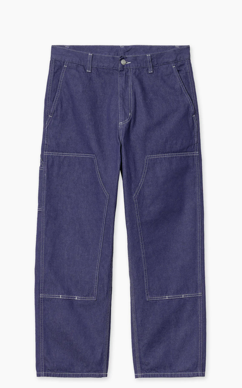 Carhartt WIP Midland Double Knee Pant Northfield Color Denim Aura - Image 3