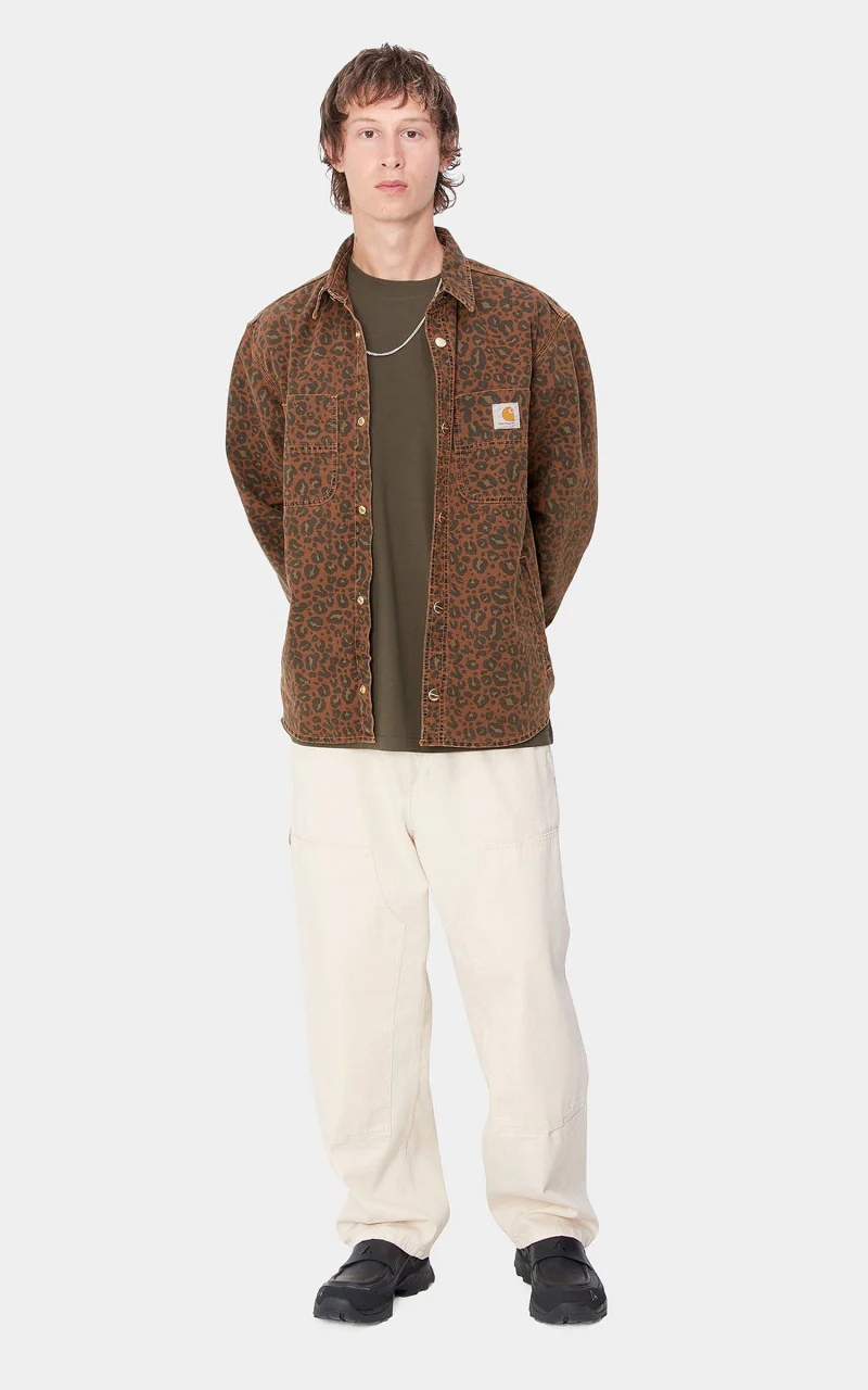 Carhartt WIP Midland Double Knee Pant Northfield Color Denim Natural - Image 2
