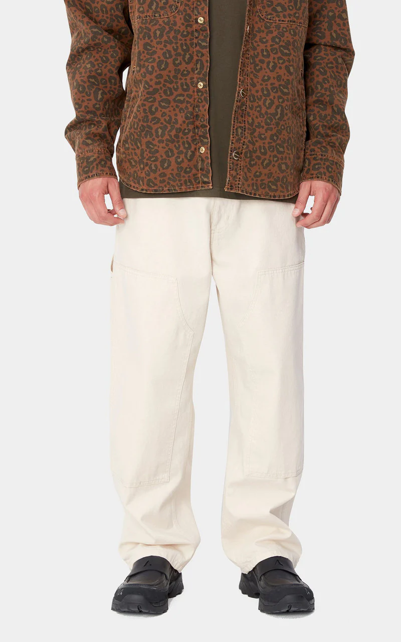 Carhartt WIP Midland Double Knee Pant Northfield Color Denim Natural - Image 4
