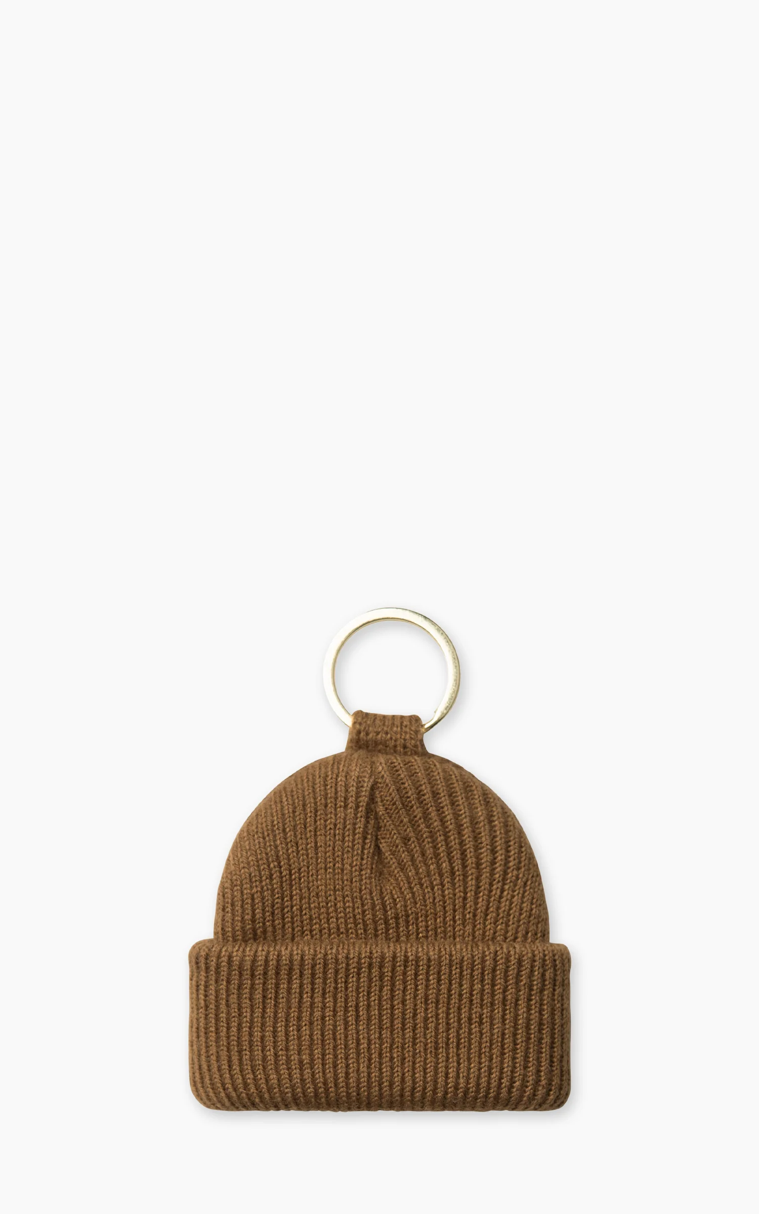 Carhartt WIP Mini Watch Hat Keychain Hamilton Brown - Image 2