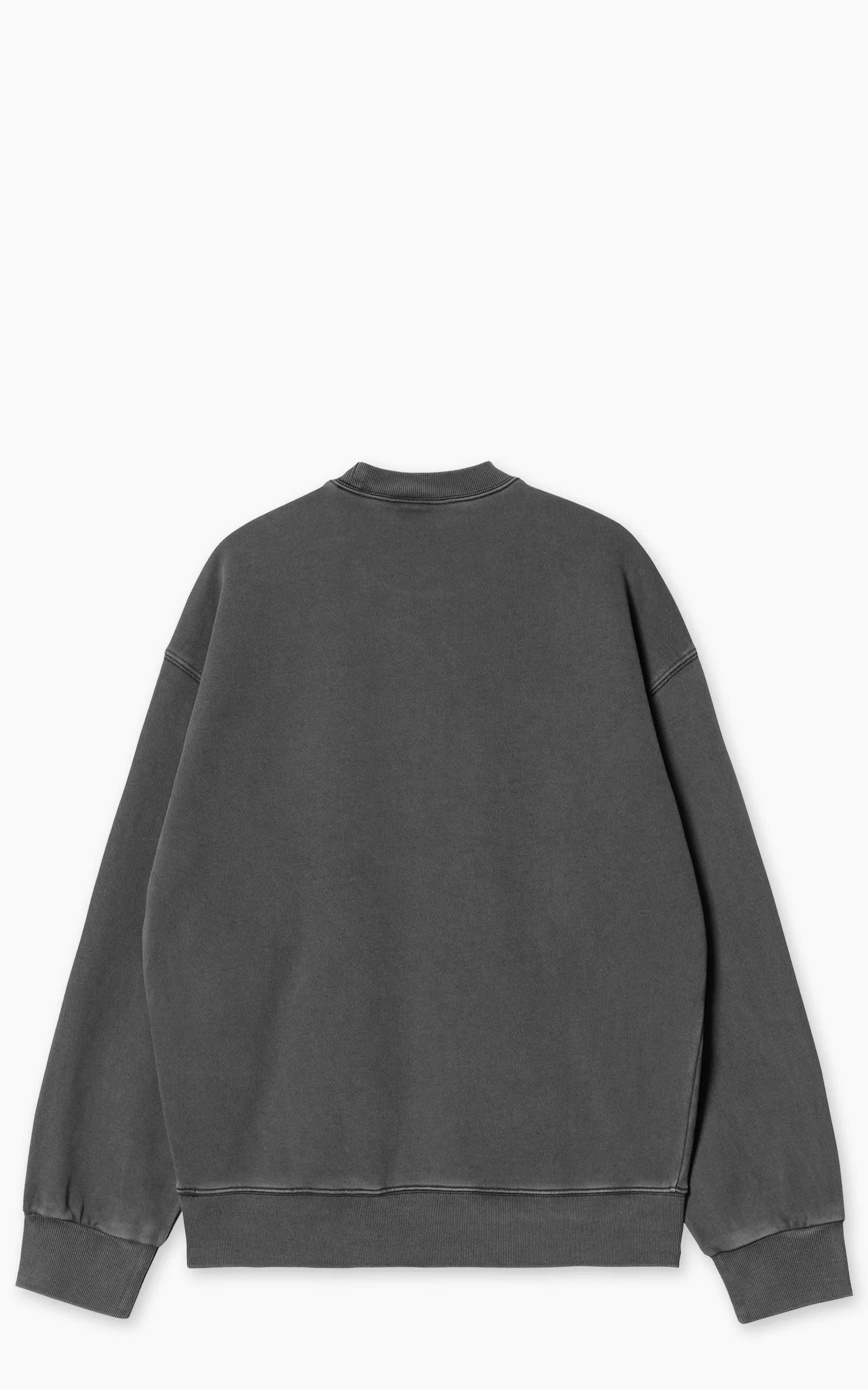Carhartt WIP Nelson Sweatshirt Garment Dyed Black - Image 2
