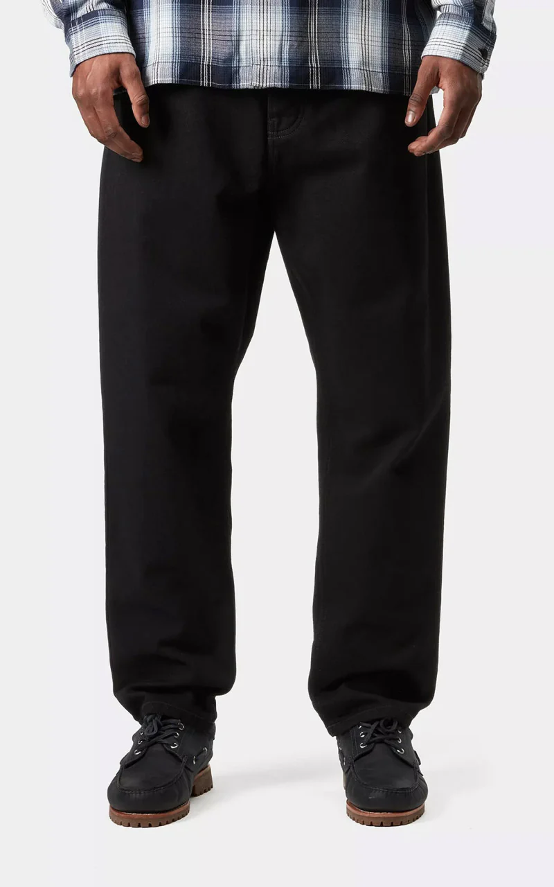 Carhartt WIP Newel Pant Maitland Denim One Wash Black - Image 4