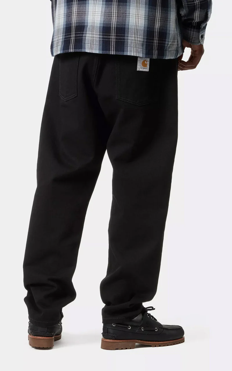 Carhartt WIP Newel Pant Maitland Denim One Wash Black - Image 5