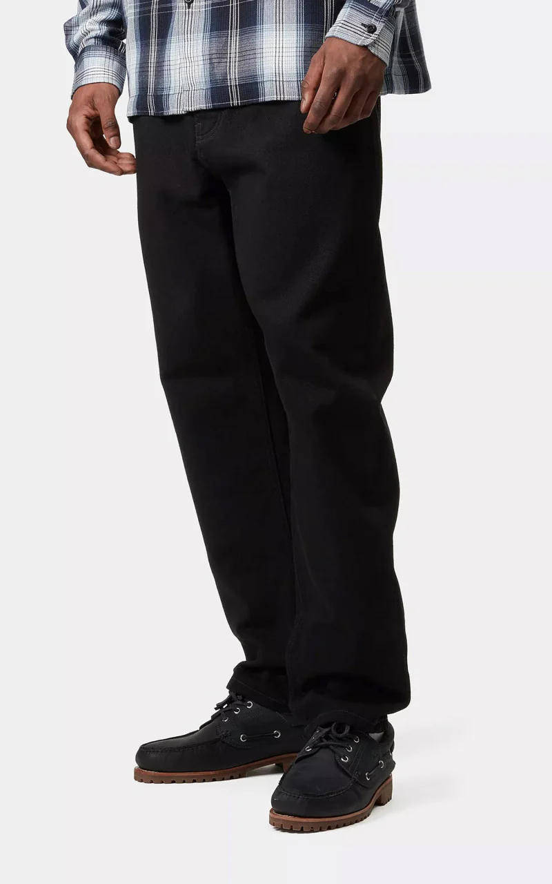 Carhartt WIP Newel Pant Maitland Denim One Wash Black - Image 6