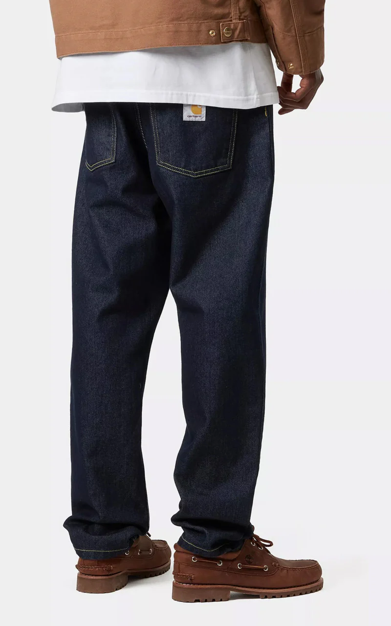 Carhartt WIP Newel Pant Maitland Denim One Wash Blue - Image 5