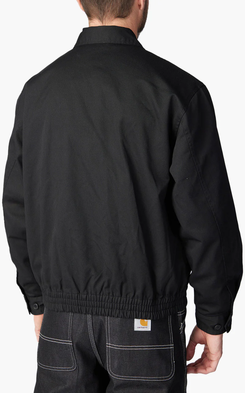 Carhartt WIP Newhaven Jacket Black Rinsed - Image 4
