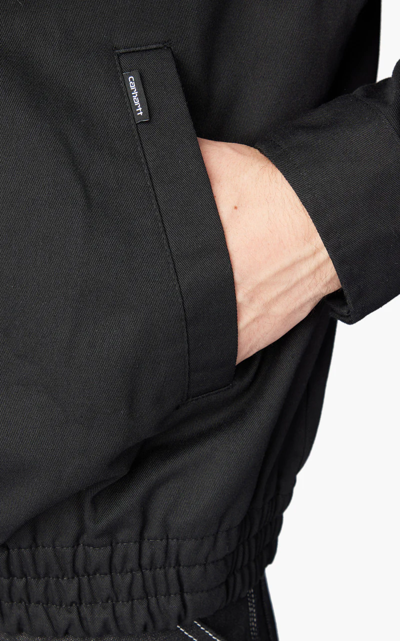 Carhartt WIP Newhaven Jacket Black Rinsed - Image 6